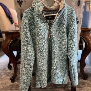 Blue True Grit Quarter Zip